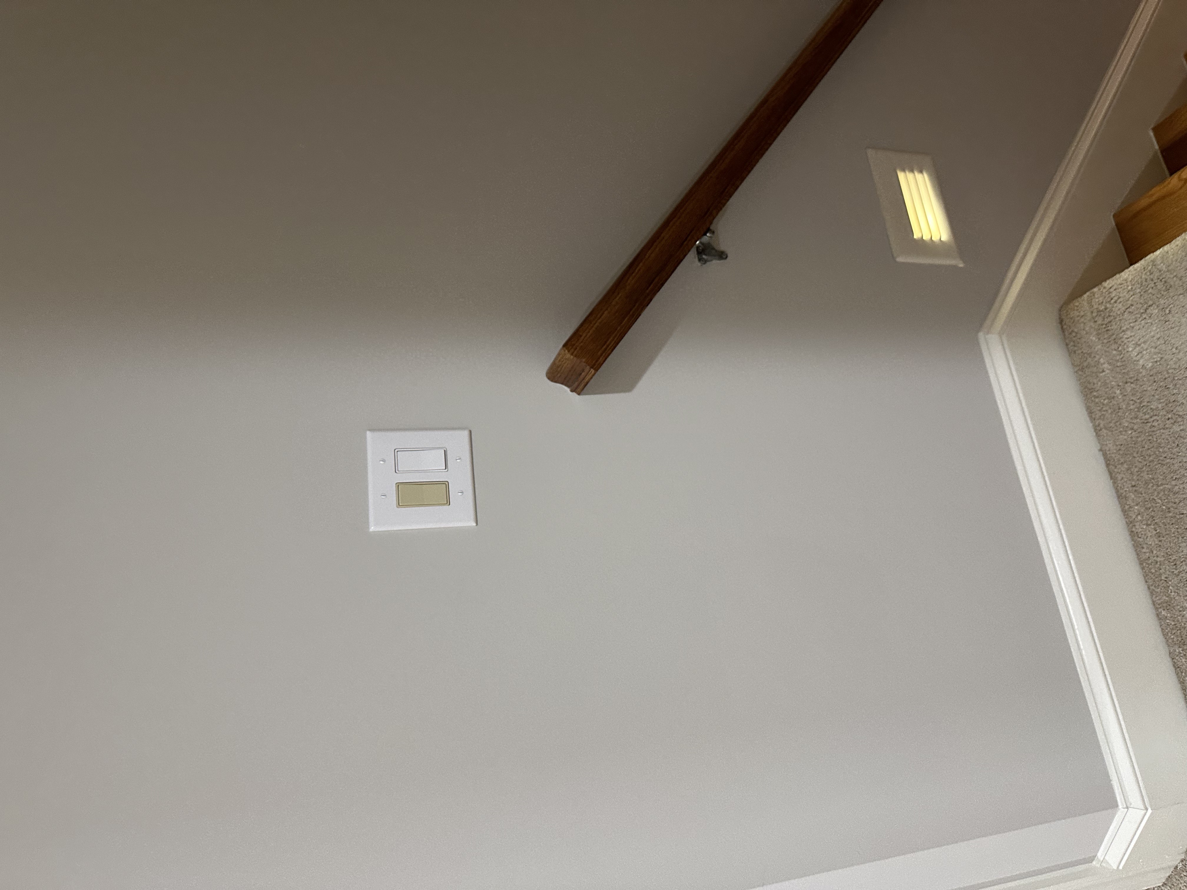 Interior Stairway Wall Repaint